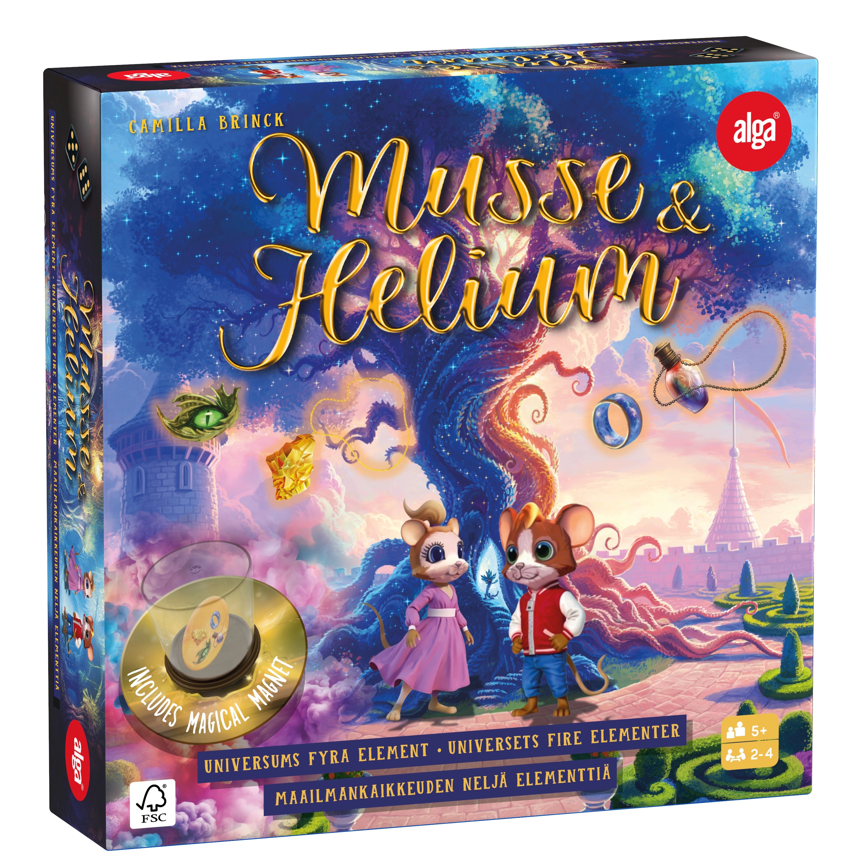 Musse & Helium Universums fyra element