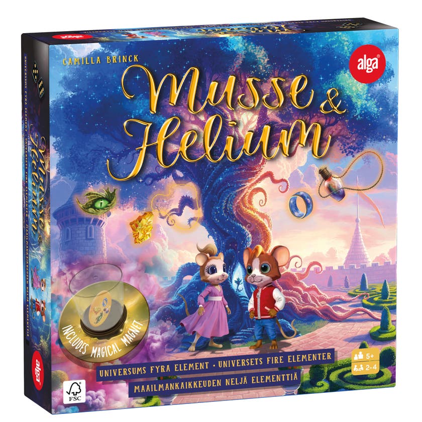 Musse & Helium Universums fyra element