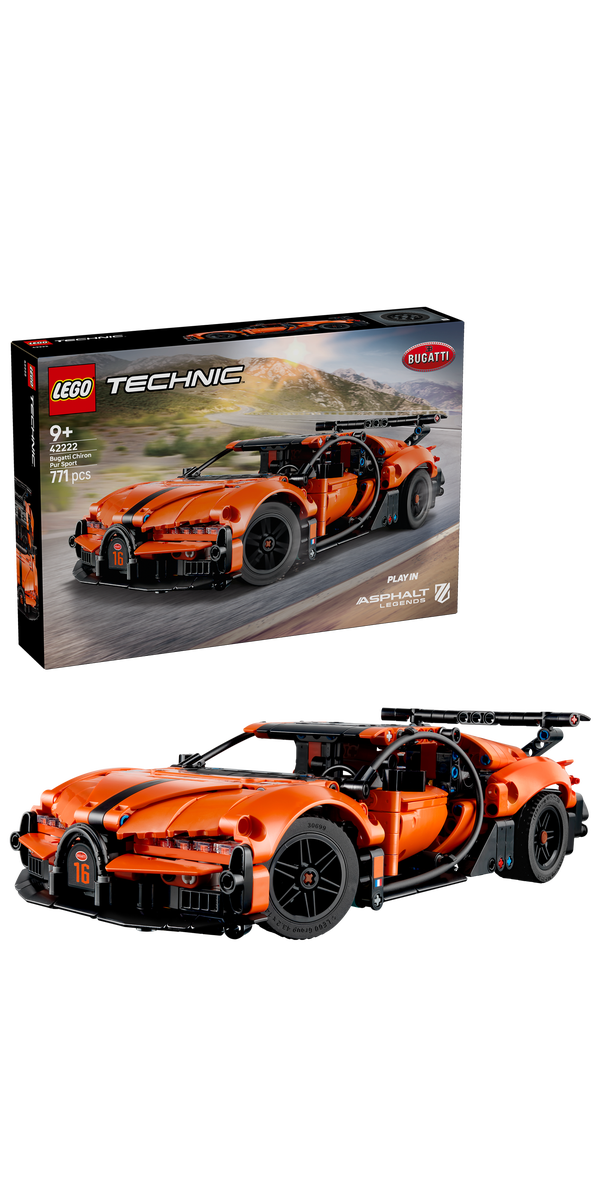 LEGO® Technic Bugatti Chiron Pur Sport hyperbil 42222