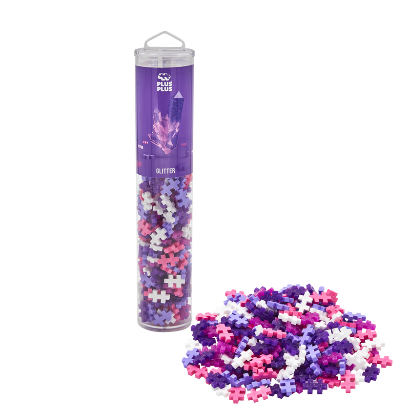 Plus-Plus Glitter mix / 240 pcs Tube