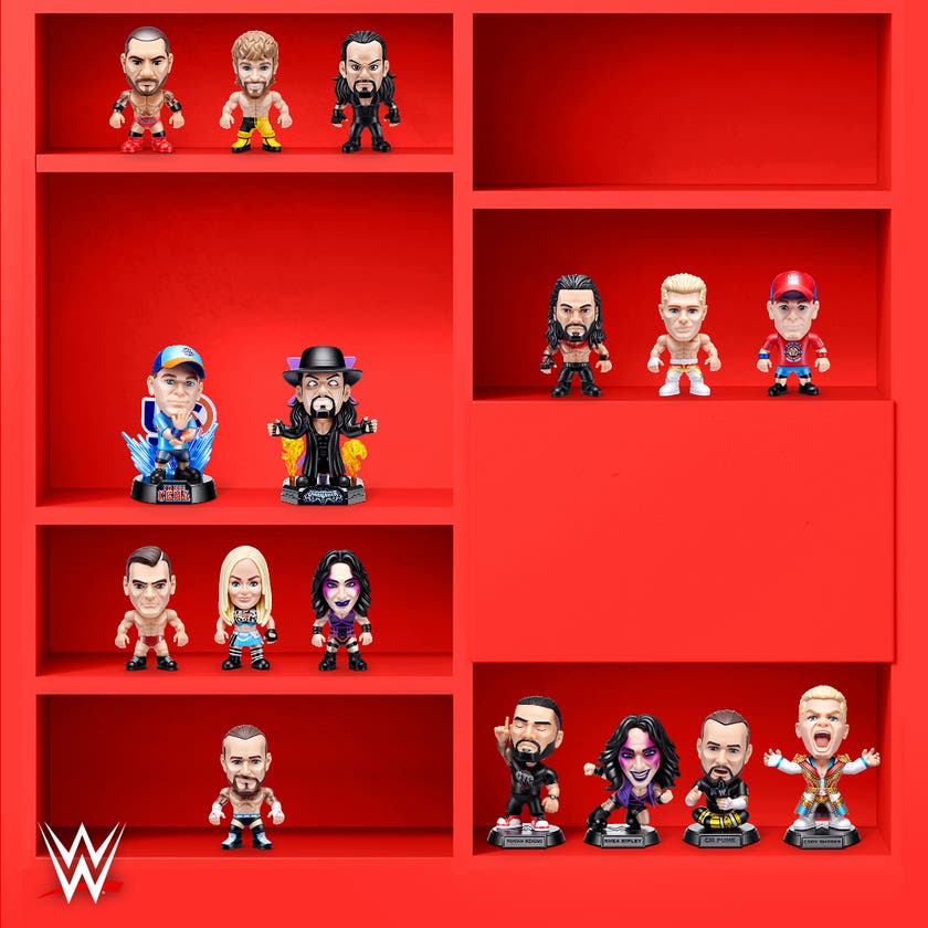 WWE Ballers Series 1 Samlarfigurer