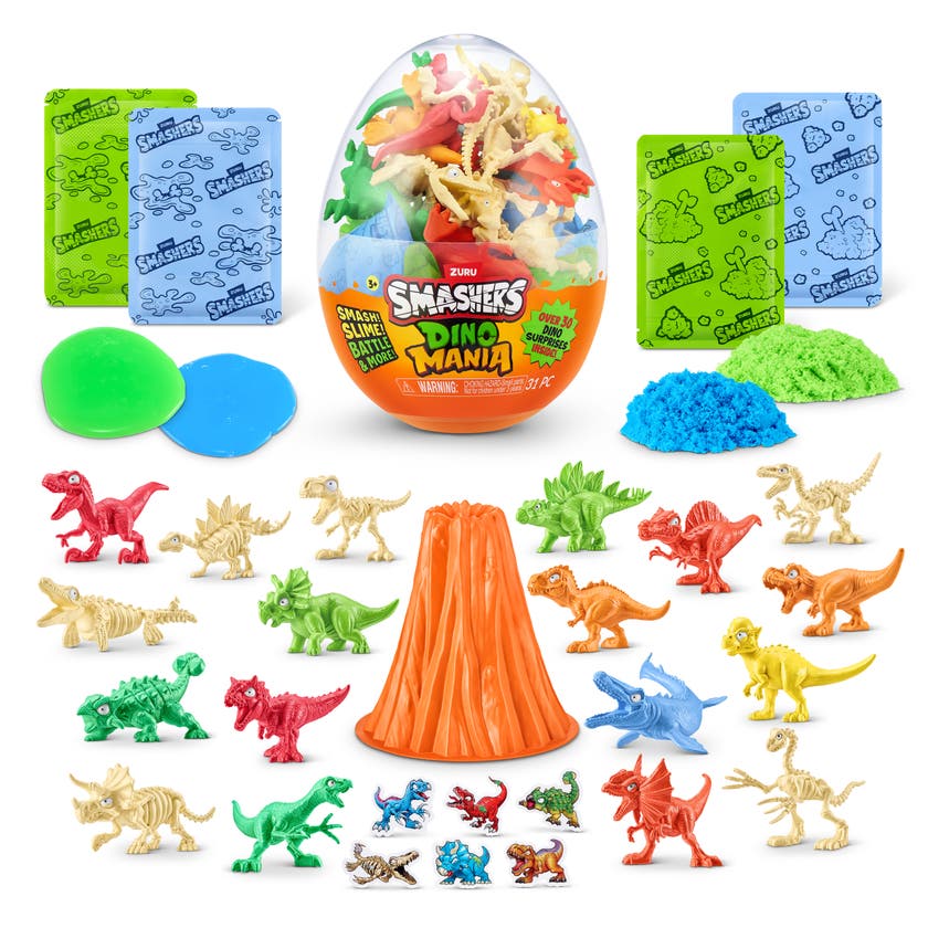 Smashers Dino Mania Stort ägg