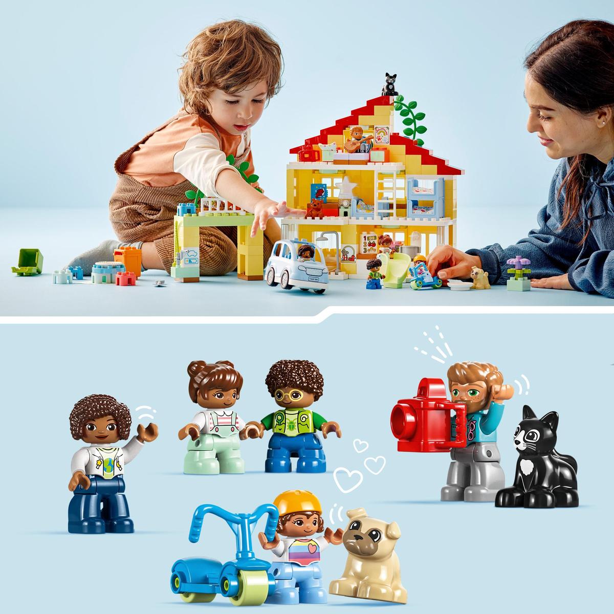 LEGO DUPLO 10994, 3in1 Familjehus