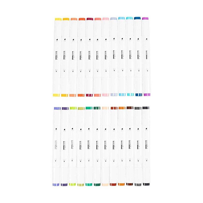 Illustrations Marker, Kompletterande Färger, Spets 1+8 Mm, 2