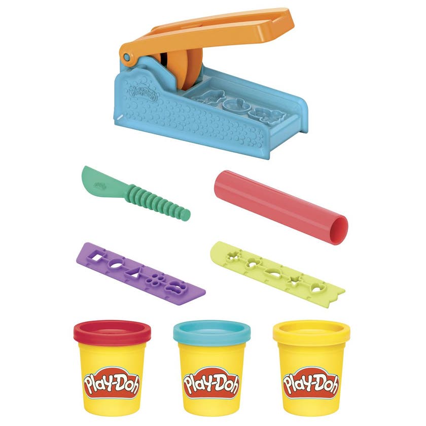 Play-Doh Fun Factory Starter Set med verktyg och 3 burkar lera
