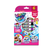 Water Art 6 Markers Fairies