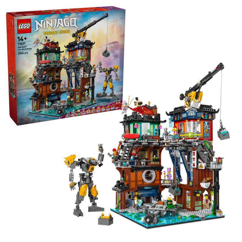 LEGO® NINJAGO® City verkstäder Bygg- och lekset med ninjor 71837