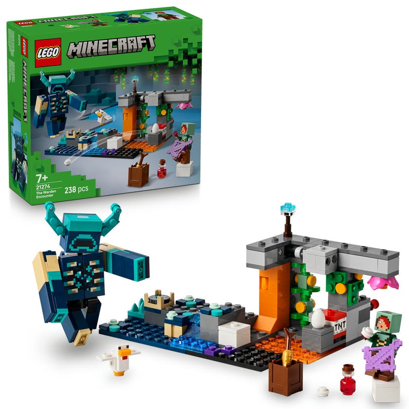 LEGO Minecraft 21274, Mötet med väktaren