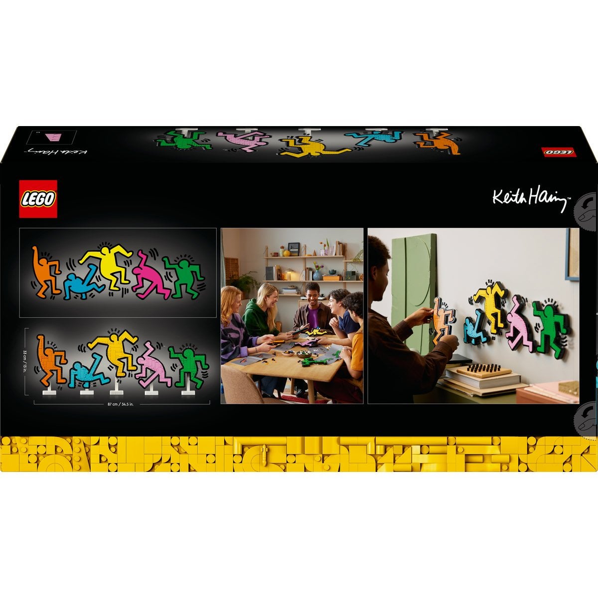 LEGO ART 31216, Keith Haring – Dansande figurer