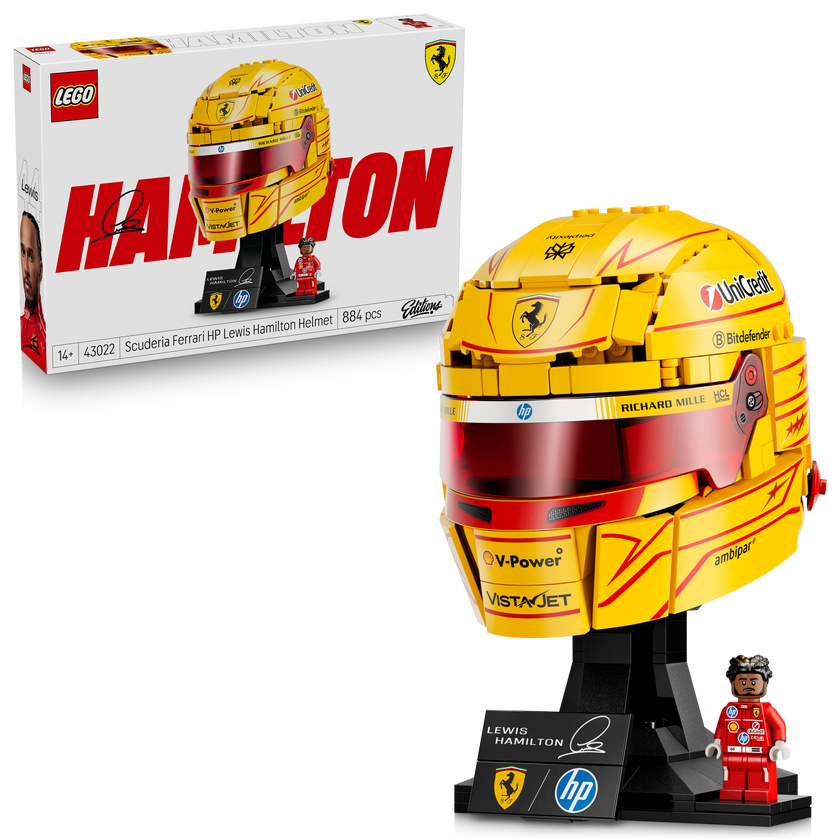 LEGO® Editions Scuderia Ferrari HP Lewis Hamilton hjälm 43022