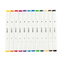 Illustrations Marker, Standardfärger, Spets 1+8 Mm, 12 St./