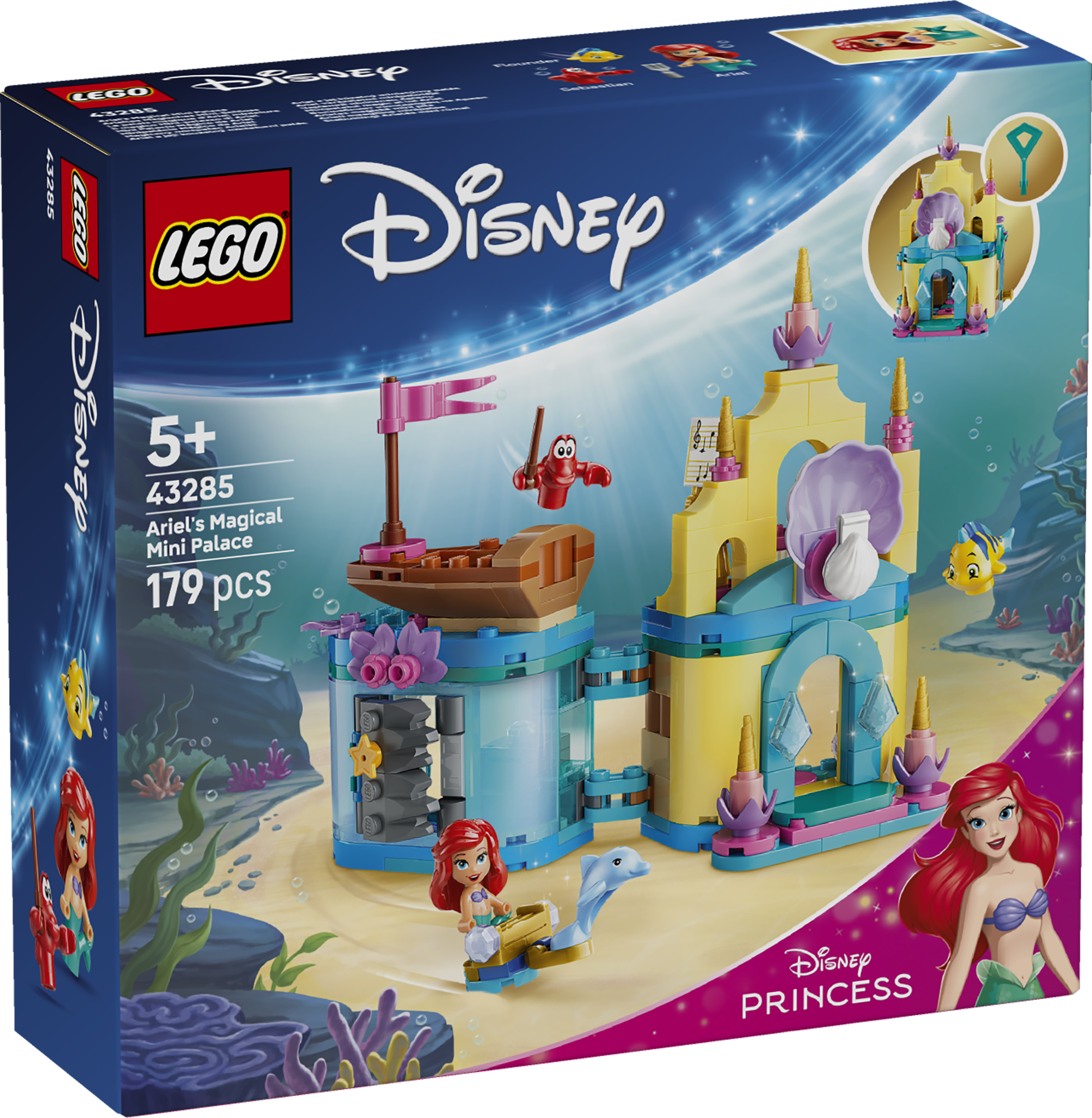 LEGO® | Disney Princess Ariels magiska minipalats 43285