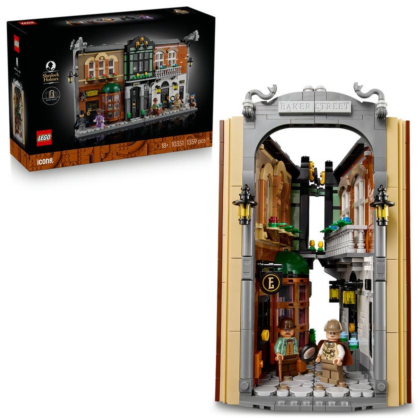 LEGO Icons 10351, Sherlock Holmes: Bokvrå