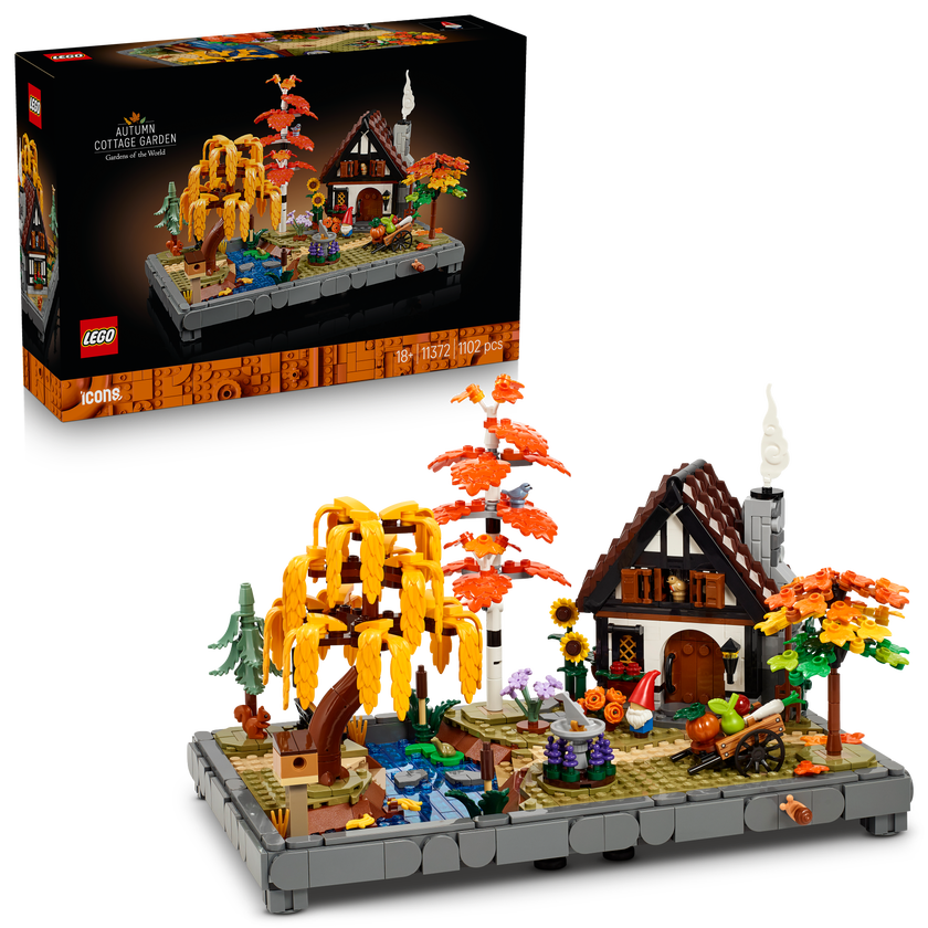 LEGO® Icons Höstig stuga och trädgård Modellbyggset 11372