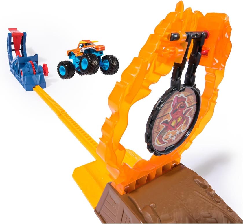 Monster Jam 1:64 Long Jump Playset med El Toro Loco