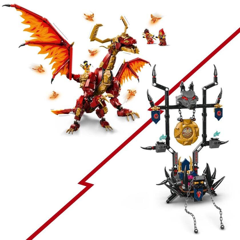 LEGO NINJAGO 71822, Rörelsens källdrake