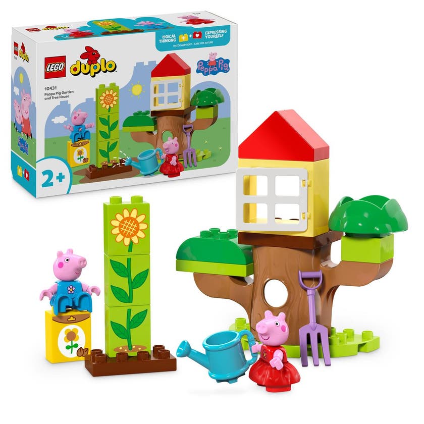 LEGO DUPLO 10431, Greta Gris – Trädgård och trädkoja