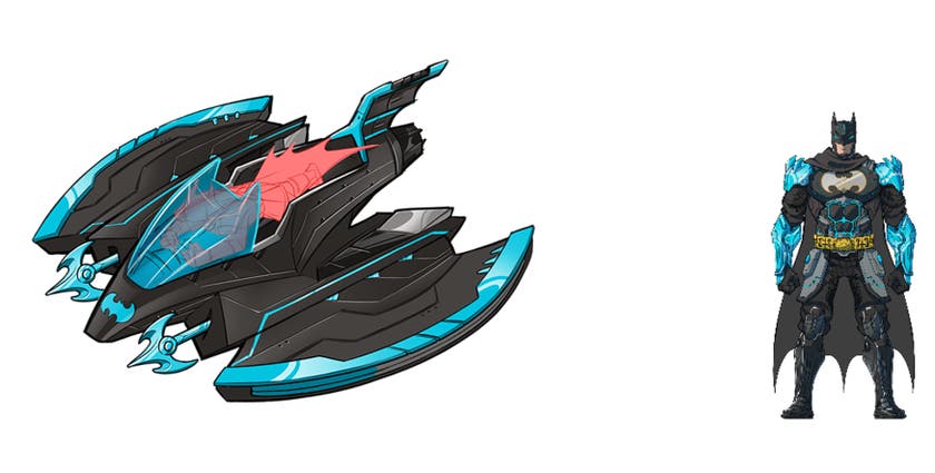 Batman Ninja Strike Batwing w. 15 cm Batman