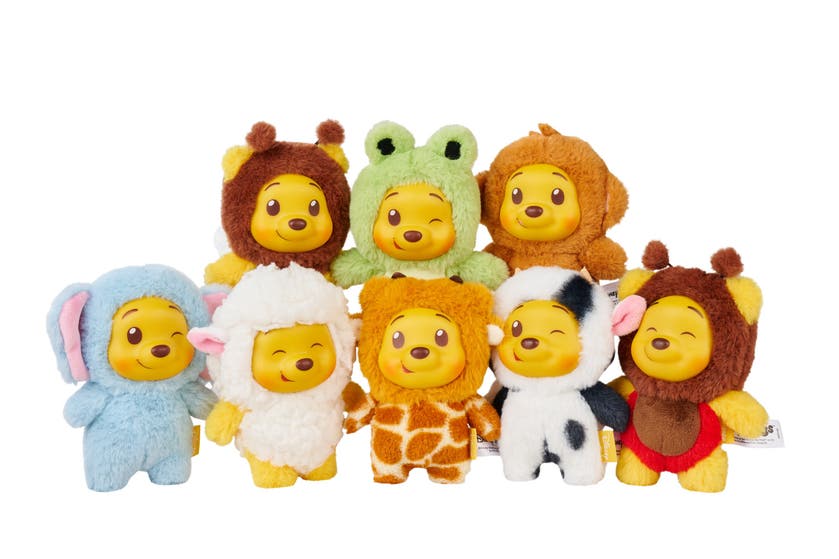 Disney YuYus nyckelring Mystery Plush Nalle Puh 12 cm