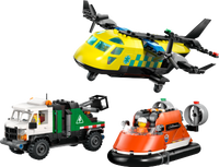 LEGO® City Flygplan, servicebil och svävare 60505