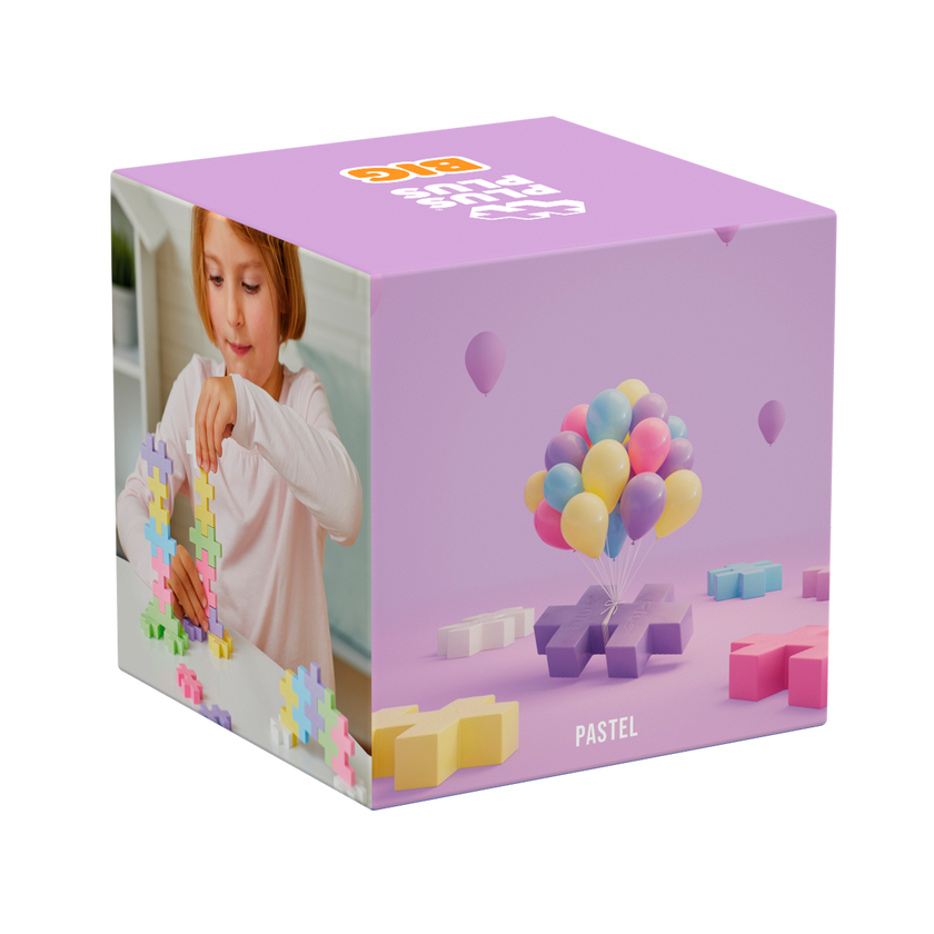 Plus-Plus BIG Pastel Mix / 100 pcs