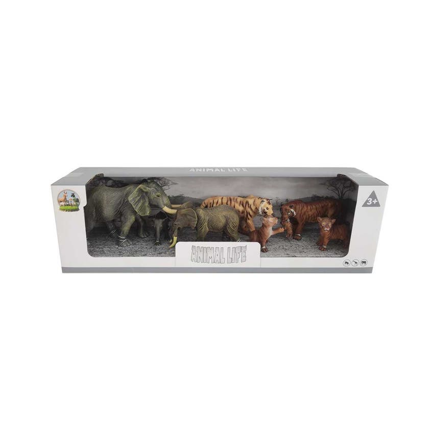Animal Life, Vilda djur 7 st inkl elefant