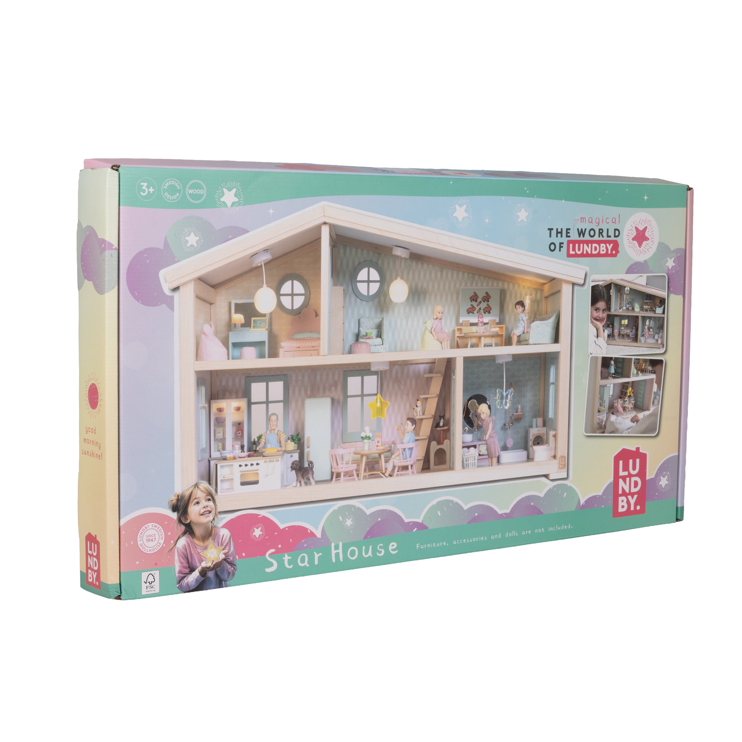 LUNDBY Star House Dockhus i trä