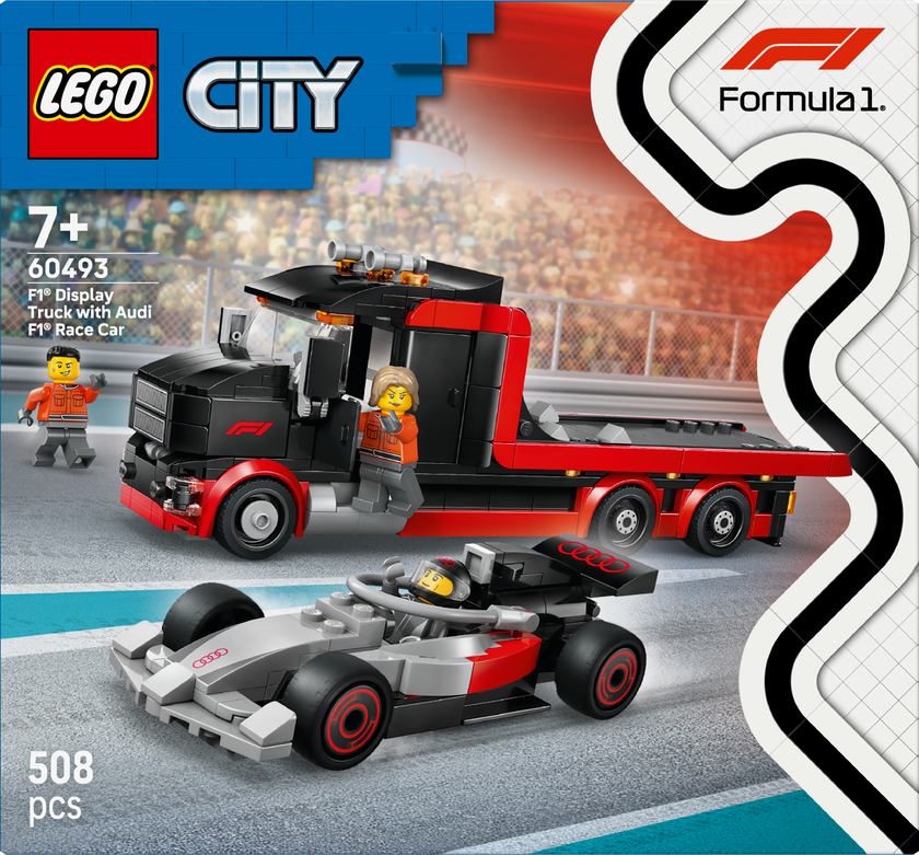 LEGO® City F1® uppvisningsbil med Audi F1® racerbil 60493
