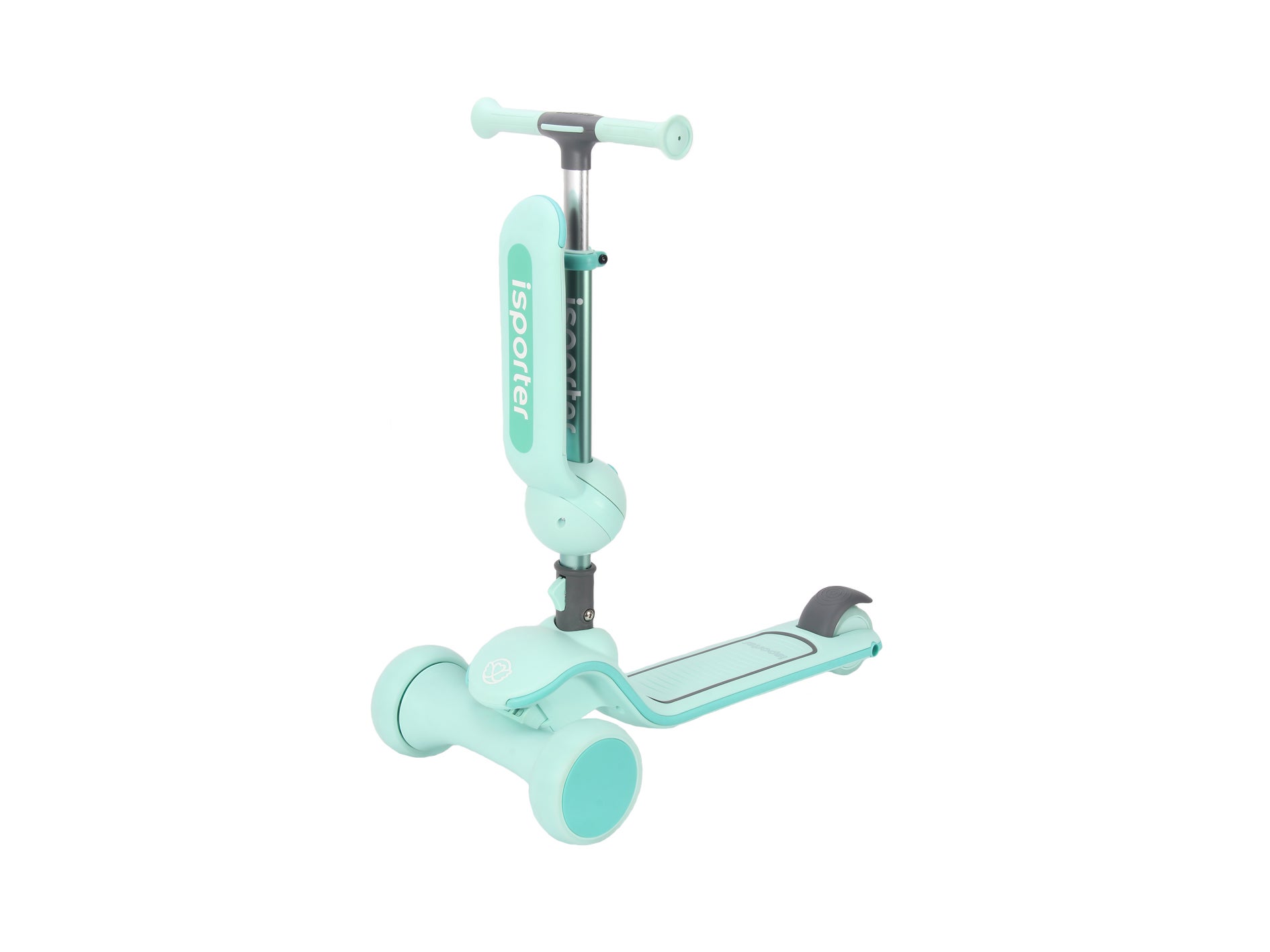 Skills - Scooter med sittdel grön