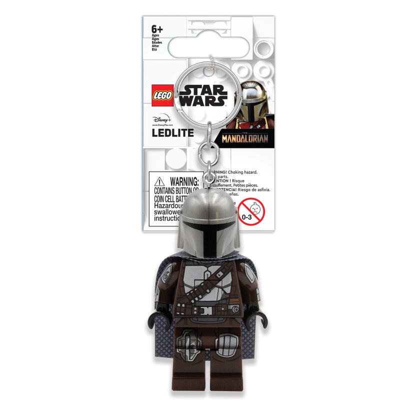 LEGO Star Wars Mandalorian nyckelring med LED-ljus