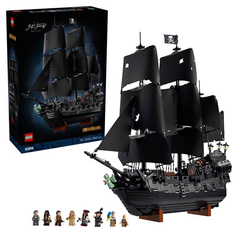 LEGO® Icons Kapten Jack Sparrows piratskepp, Byggset för vuxna 10365