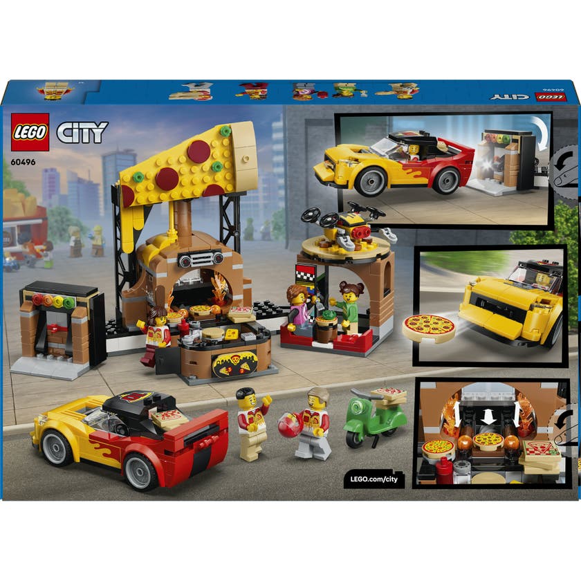 LEGO® City Pizzahemkörning med fordon – 60496