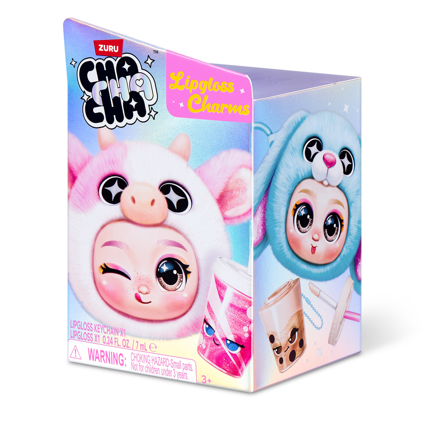 Cha Cha Cha Character Lipgloss Nyckelring