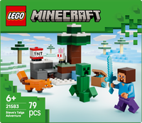 LEGO® Minecraft® Steves taigaäventyr Present till spelare 21583