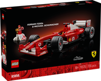 LEGO® Icons Ferrari F2004 & Michael Schumacher Modellbil 11375