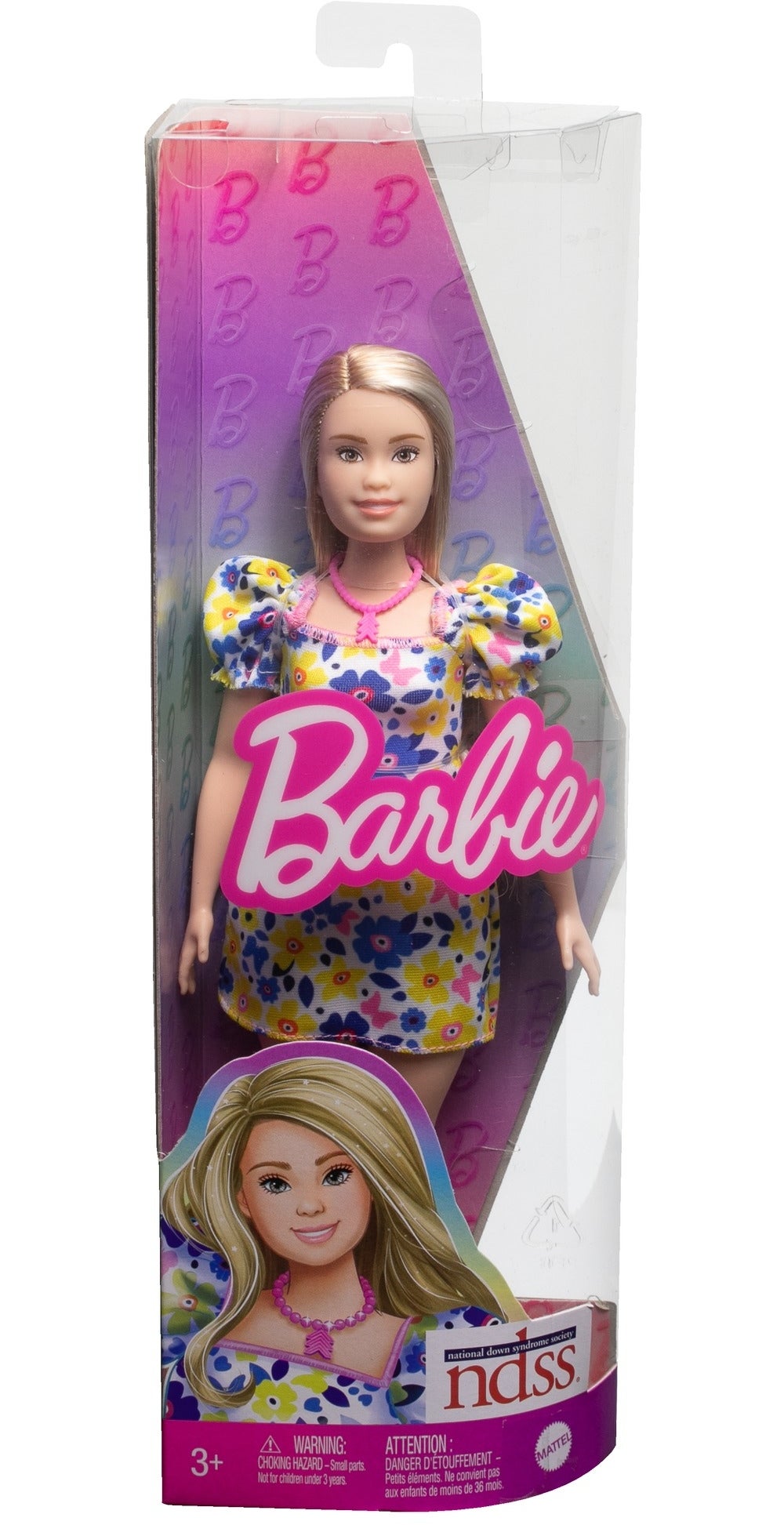 Barbie, Fashionista gul- och blåblommig