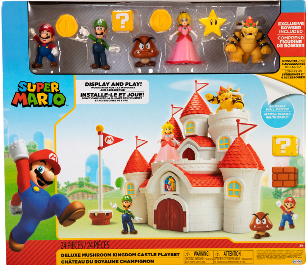 Nintendo Mario Mushroom Kingdom Castle Playset