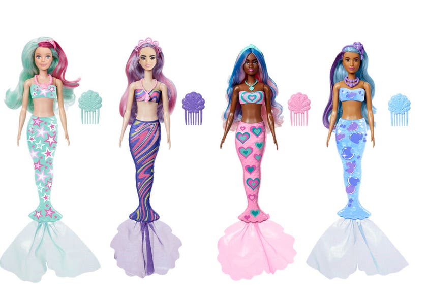Barbie, Color Reveal Deep a Mermaids