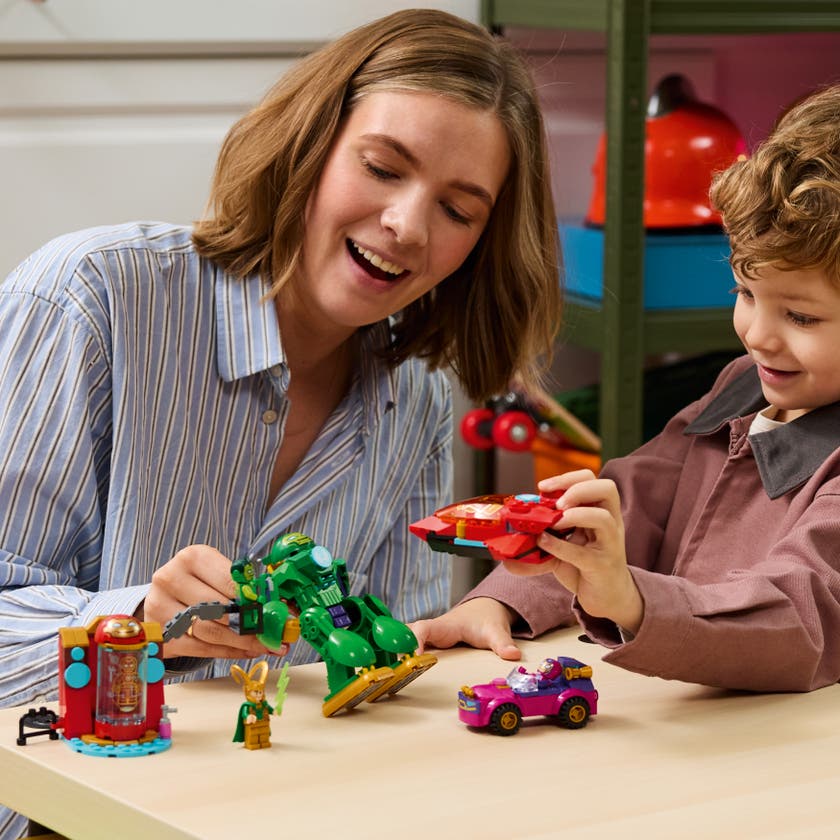 LEGO® | Marvel Iron Man och hans otroliga vänner Loki mot Team Iron Man 11211