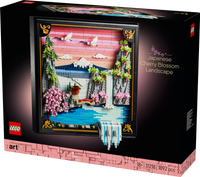 LEGO® Art Landskap med japanska körsbärsblommor Väggkonst 31218