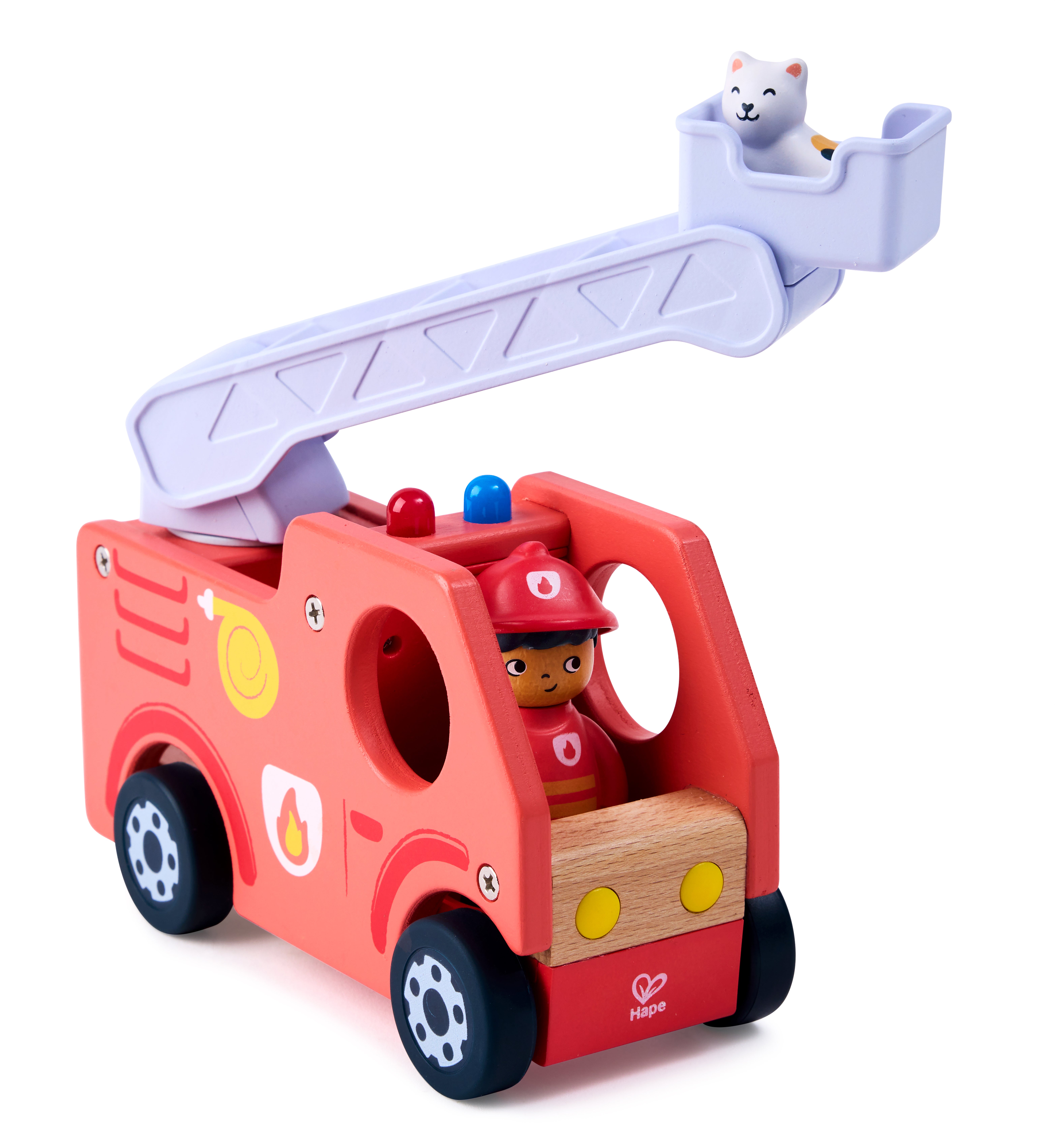 Hape Hapeland The Roaring Fire Truck With Sound