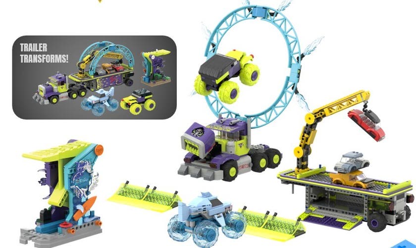 BLDR Monster Jam Arena Konstruktionsleksak
