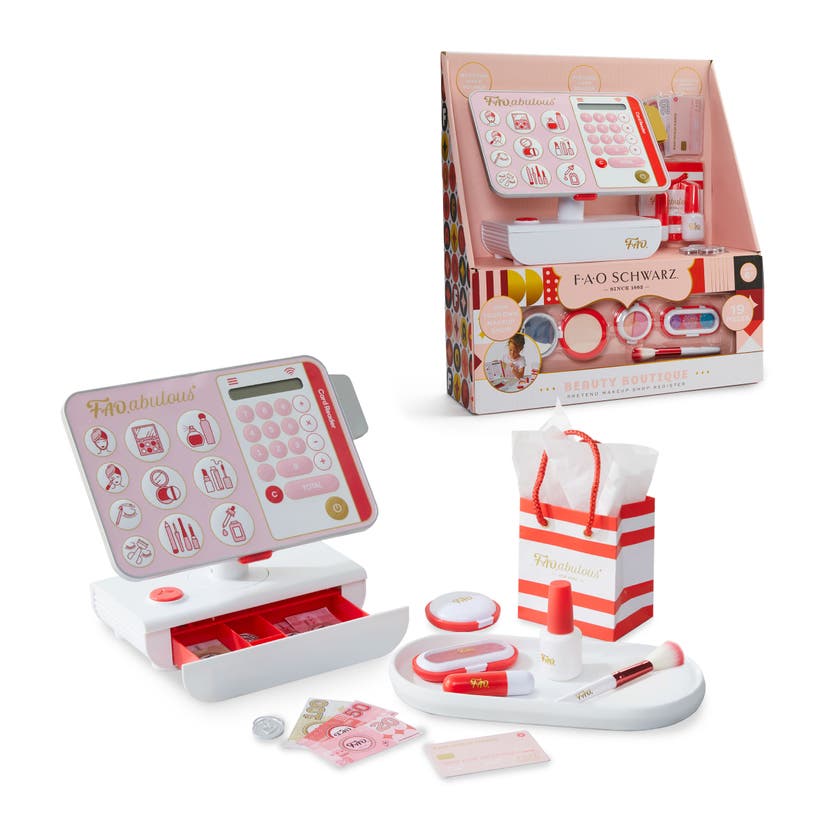 FAO SCHWARZ Sminkbutik med kassasystem
