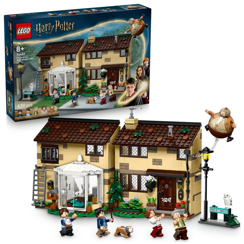 LEGO Harry Potter 76451, Privet Drive: faster Marges besök