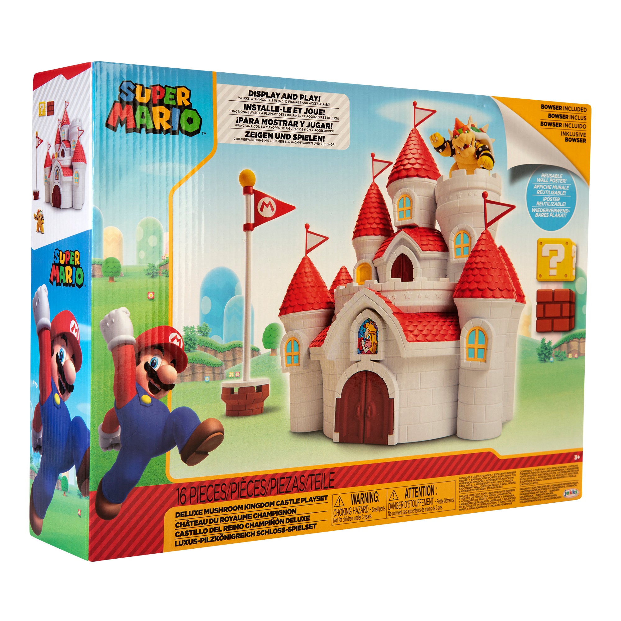 Super Mario, Playset Deluxe Mushroom Kingdom Castle