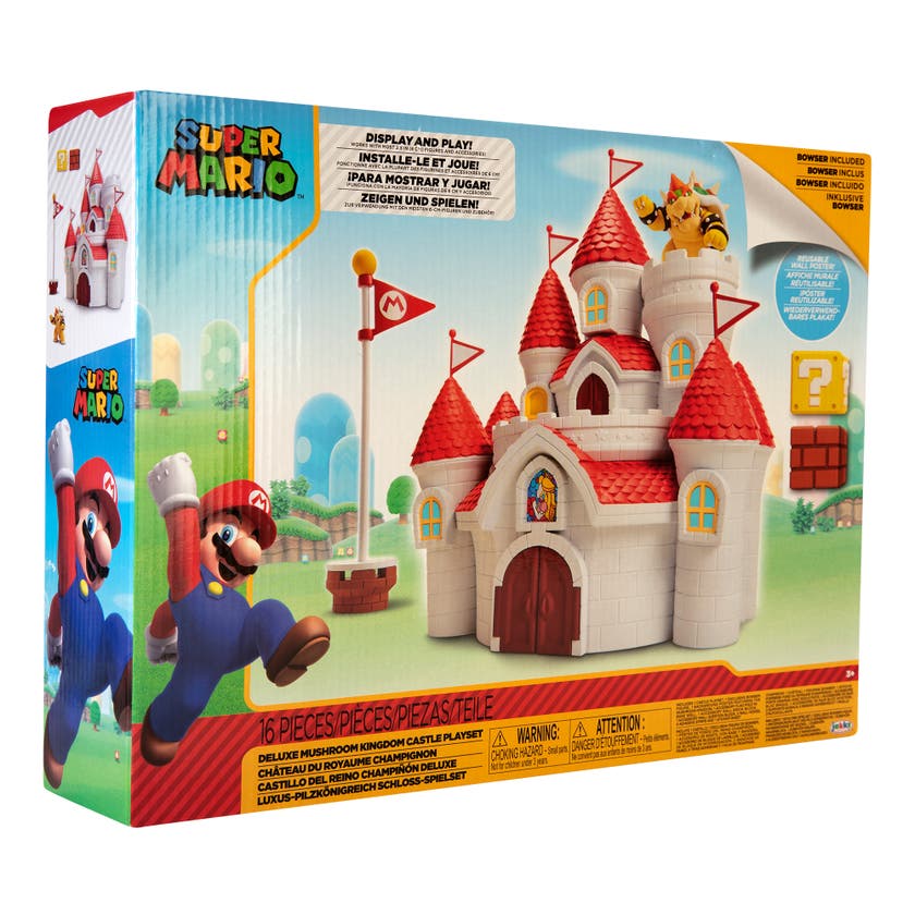 Super Mario, Playset Deluxe Mushroom Kingdom Castle