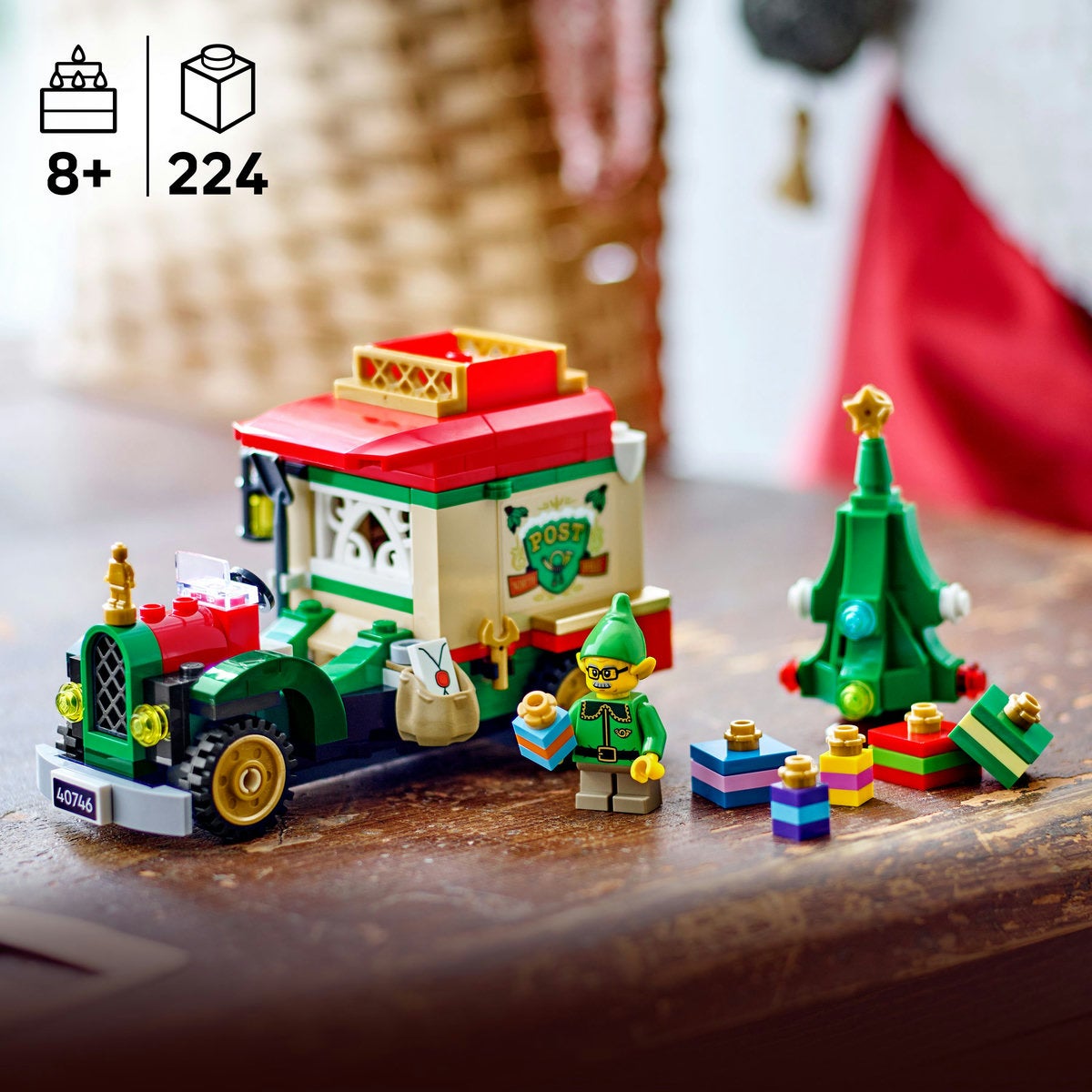 LEGO® Jultomtens budbil Leksak för låtsaslekar 40746