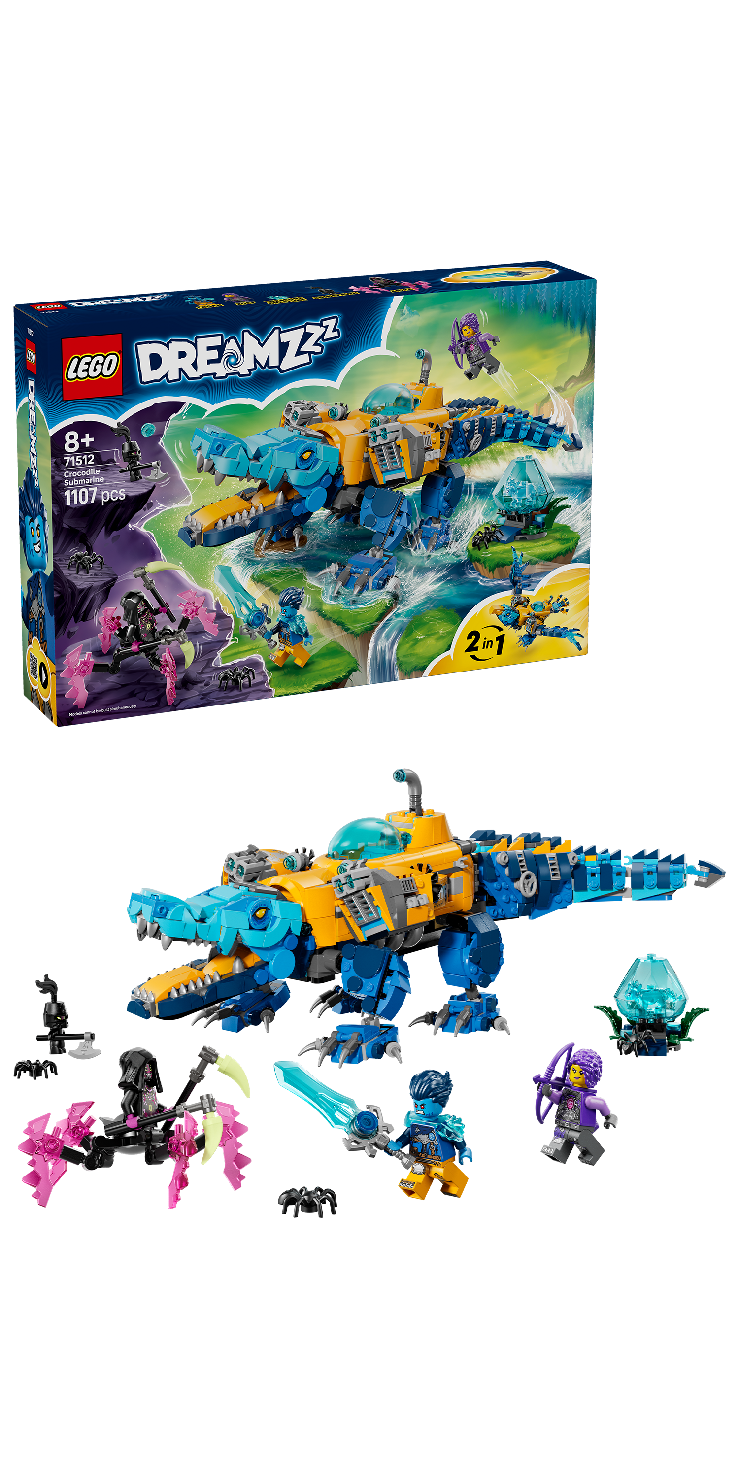 LEGO® DREAMZzz™ Krokodilubåt Byggleksak 71512