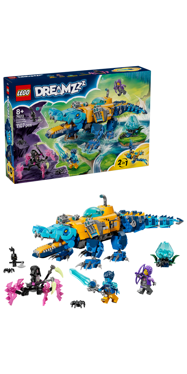 LEGO® DREAMZzz™ Krokodilubåt Byggleksak 71512