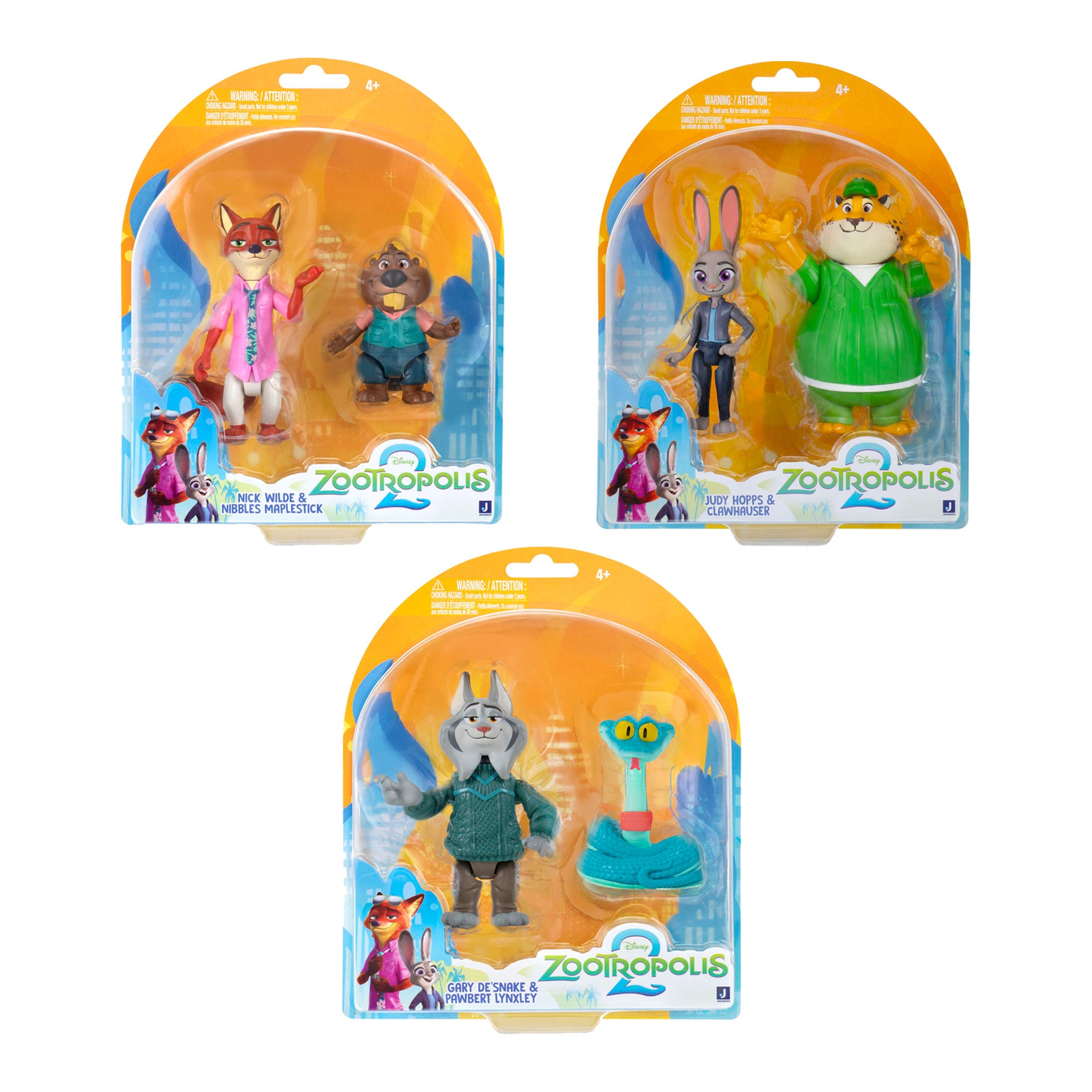 Zootropolis Figure 2 Pack 9,5 CM Asst.